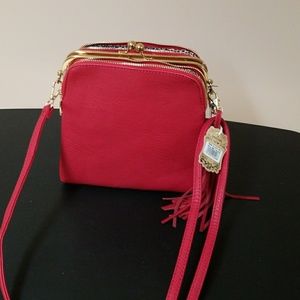 Red  Vegan Leather handbag